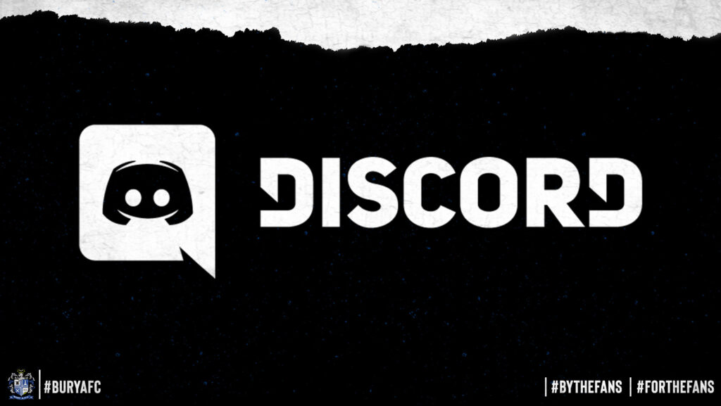 This image links to a Discord server link. It has on a Discord logo and text.